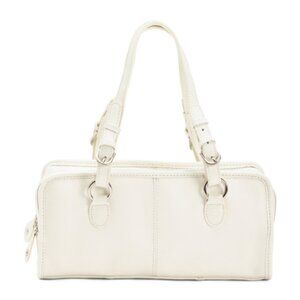 AMERILEATHER Leather Classy Belt Stitched Satchel